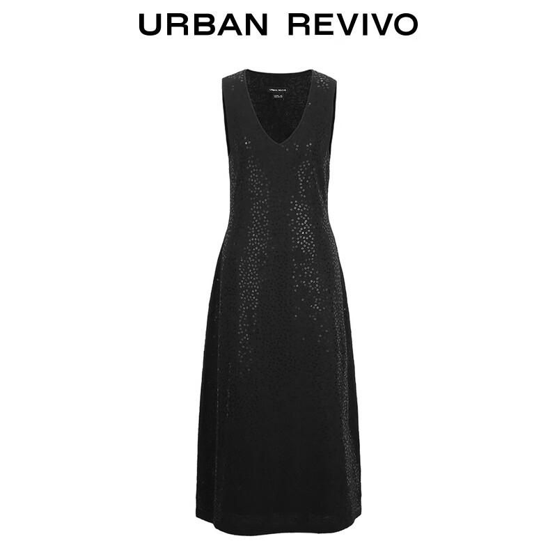 UR Women's Shimmer Sequin Sleeveless Knit Dress