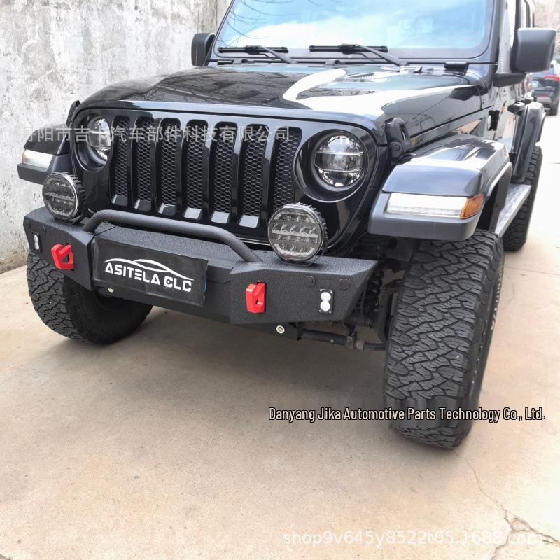 

18~JL Wrangler Winch-Ready Front and Rear Bumper Set for Cross-Border Use Front Bumper for Wrangler JL