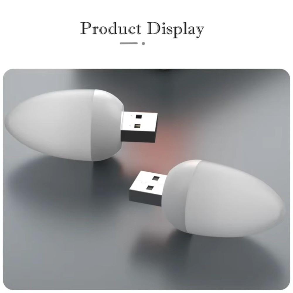 Gifts USB Candle Lamp Portable Bedroom Decoration LED Ambient Light Camping Lighting Dynamic Flame Lamp