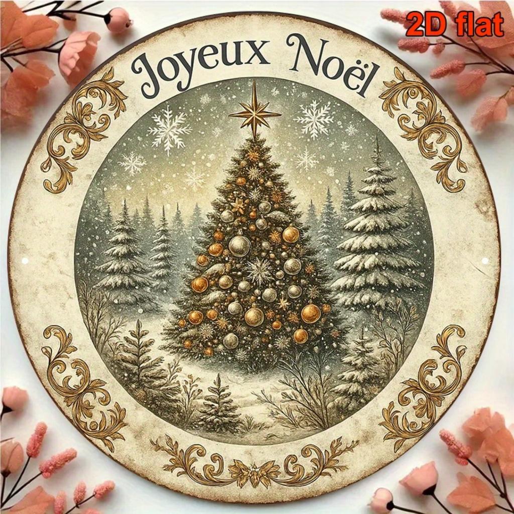 2D Flat Metal Wall Sign Decor