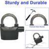 Alarm Lock 110dba Universal Security Alarm Lock System Anti-Theft for Door Motor Bicycle Padlock with 3 Keys (2PCS)
