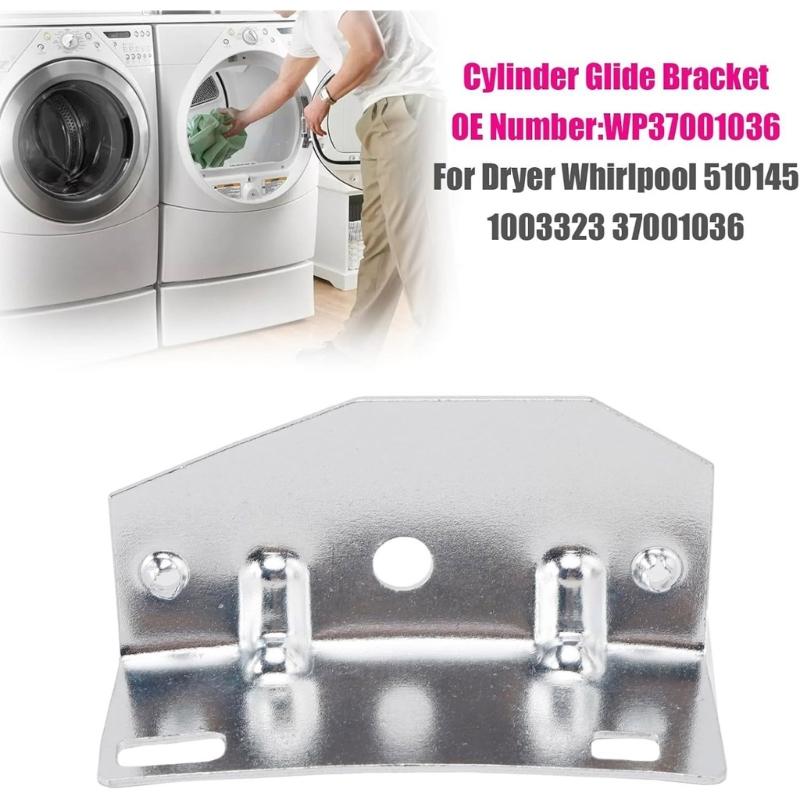 Upgrade WP37001036 Dryer Drum Gliding Bracket Cylinder Gliding Bracket for WP37001036 37001036 1003323 PS11741912