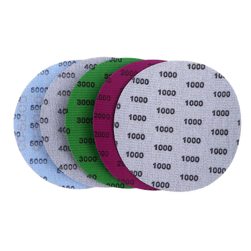 15/25Pcs 5 Inch 1000 2000 3000 4000 5000 Grit Sandpaper Discs Dry Wet Grinding Sanding Discs For Metal Wood Polishing Tools