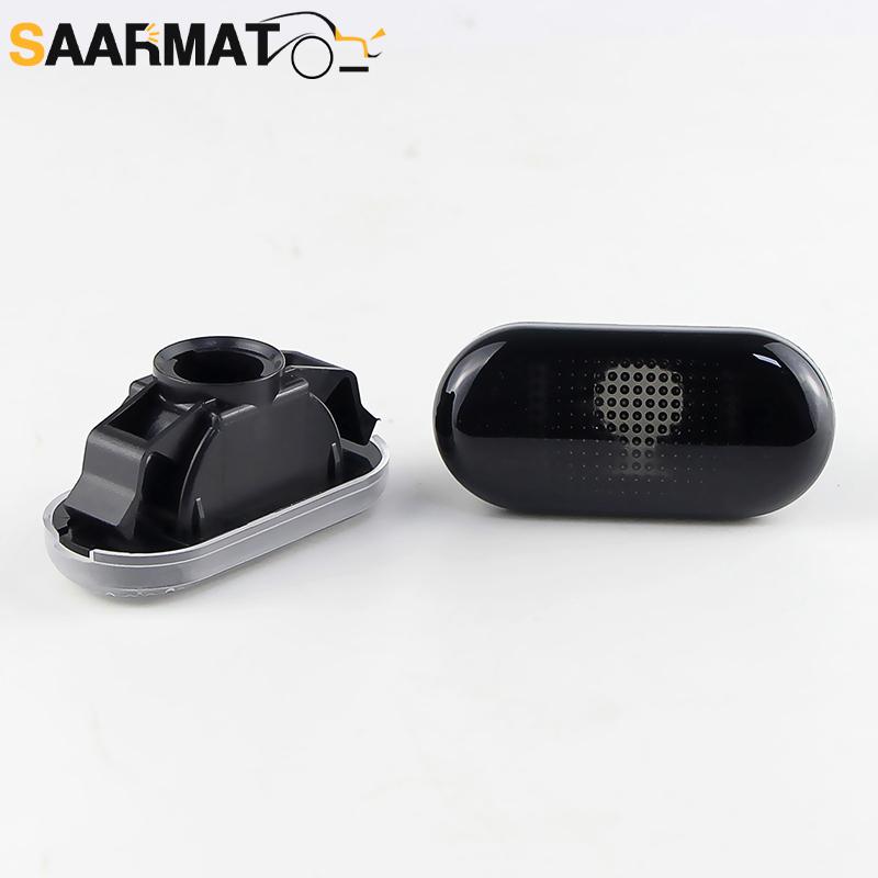Side Indicator Turn Signal Marker Light Shell Cover (No Bulb) Crystal/Black Lens For Nissan 350Z Pathfinder Navara D40 Pickup
