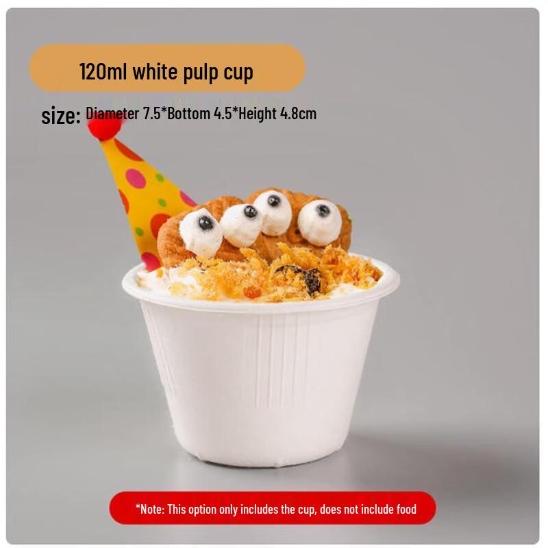 Disposable Pulp Dessert Bowls