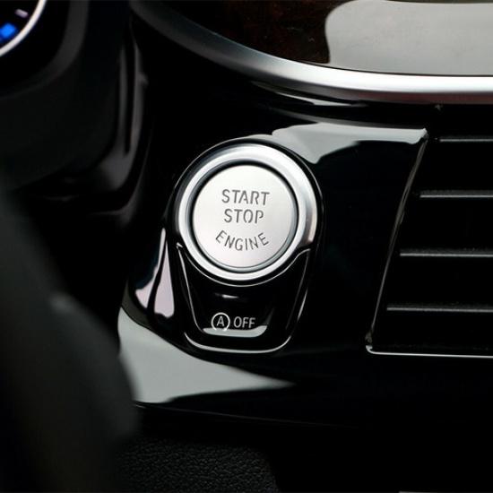 Luxury Silver Engine Start Stop Button Replace Kit Special For Bmw F Chassis F30