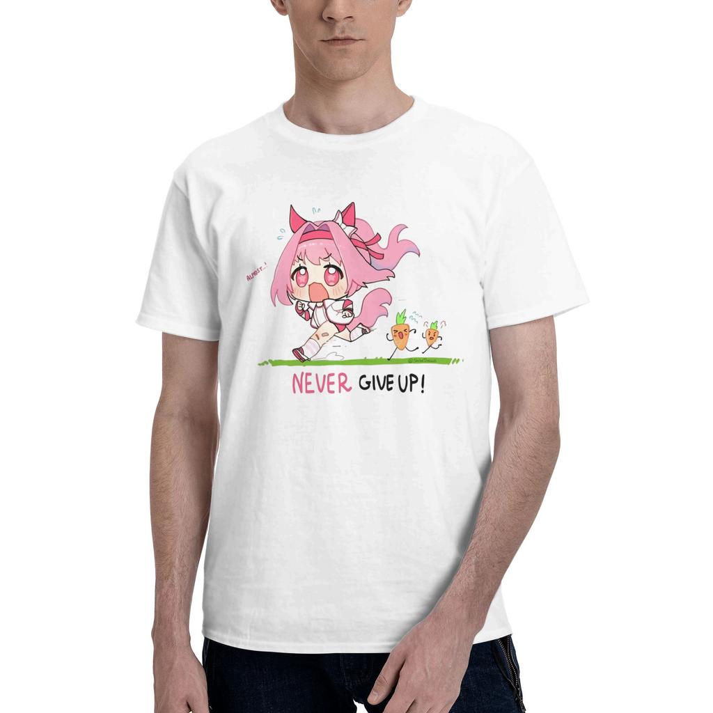 Haru Urara Aime T-Shirt for Men Women The Shining Star of Losers Everywhere Humorous 100% Cotton Tee Shirt T Shirt Original Tops
