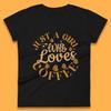 Just A Girl Who Loves Coffee Womens T-Shirt Mens Tops Tees Unisex