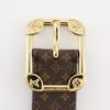 LOUIS VUITTON Ceinture Malletier belt M9943 Brown Monogram canvas unisex Used