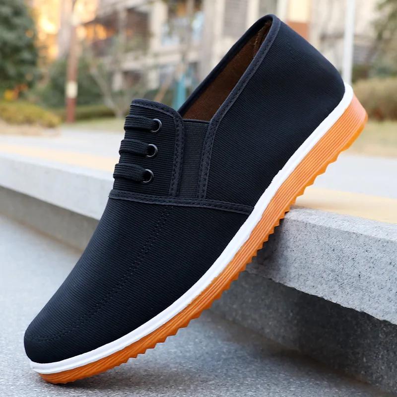

Men s casual flat bottomed work loafers canvas shoes men s sports shoes canvas men s shoes zapatos para hombres 39