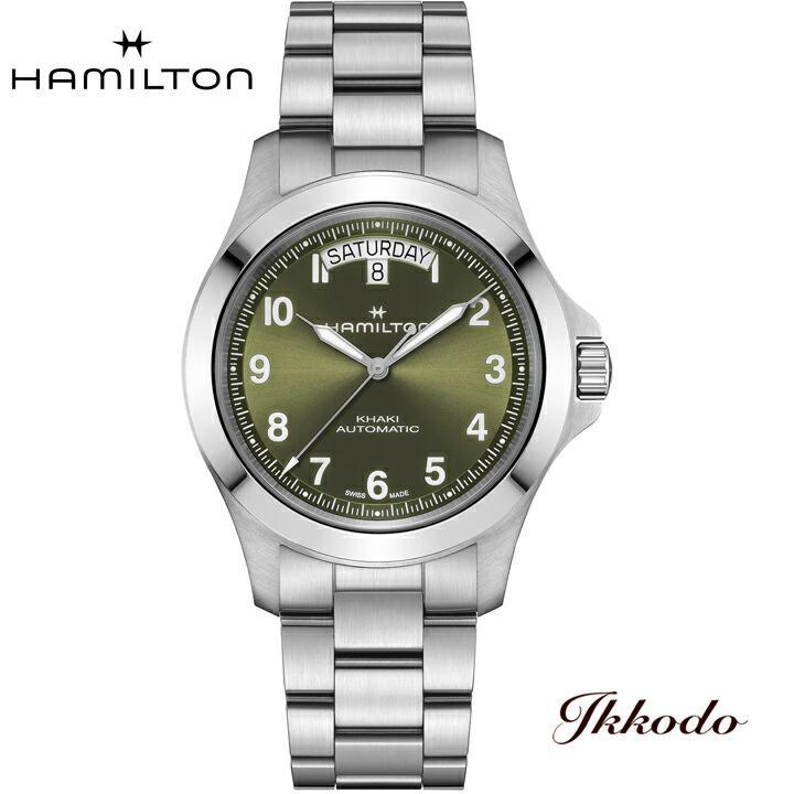 

[Product eligible for purchase benefits] Hamilton Khaki Field King Day Date Auto Automatic Winding 40mm Genuine Product 2 Year Warranty H64475160