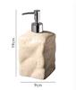 Light Yellow Imitation Cave Stone Soap Dispenser, Bathroom Supplies, Shampoo Dispenser, Soap Box, Sink, Storage Tray, Resin