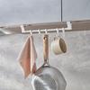 Multi Ceiling Mount Hook Rack No Drill Removable Storage For Compact Kitchens