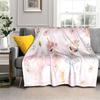Süßes Ballettmädchen, Ballerina, Fee, Schwan, Einhorn, Cartoon, 3D-Decke, weiche Überwurfdecke für Zuhause, Schlafzimmer, Bett, Sofa, Picknick, Reisen, Kinder