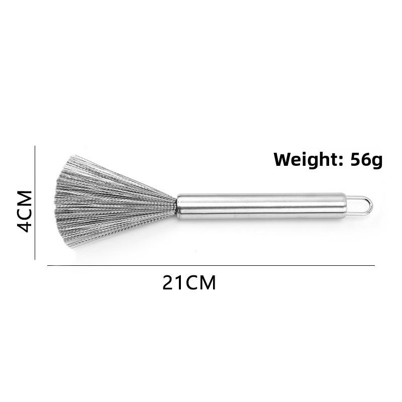 Stainless Steel Pot Brush Large Cleaning Kitchen Utensils Do Not Hide Dirt 201Stainless steel