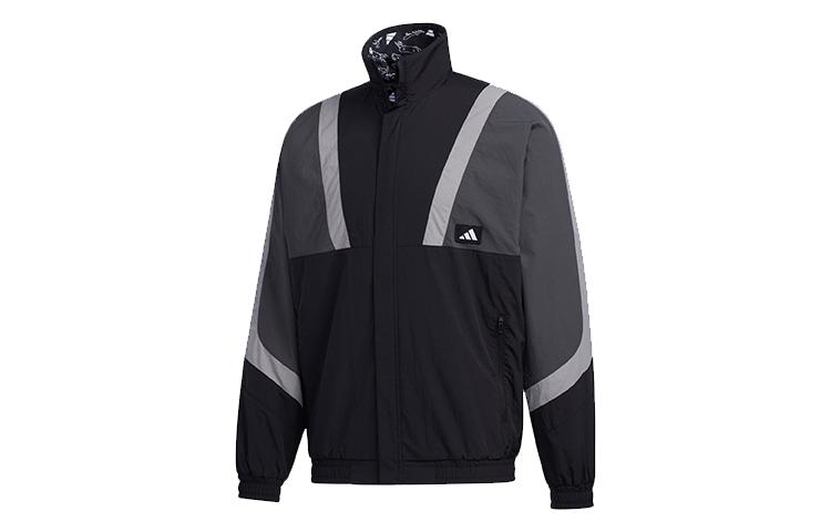 Adidas Jackets Men s Black Stand Collar Moderate Other GM4401 S