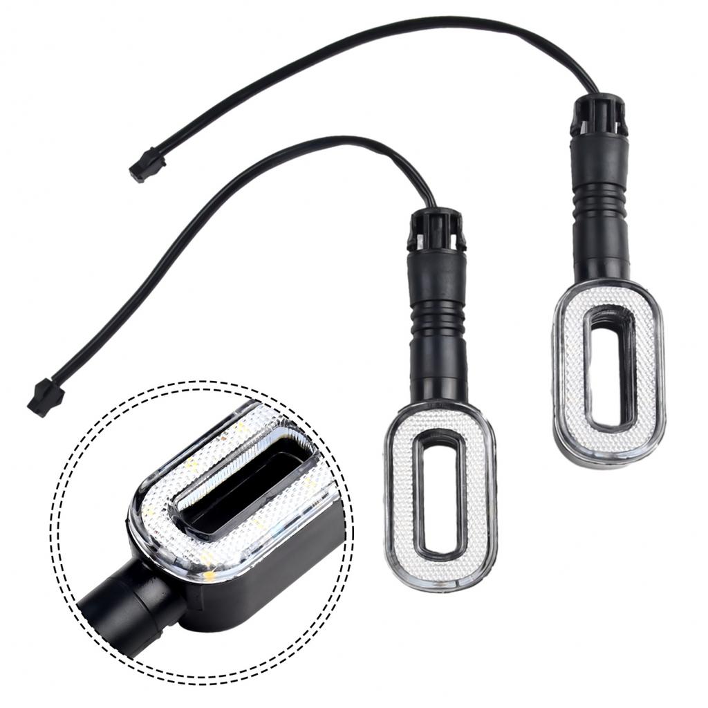 1 Pair Taillight 60x35MM ABS Accessories Black Parts