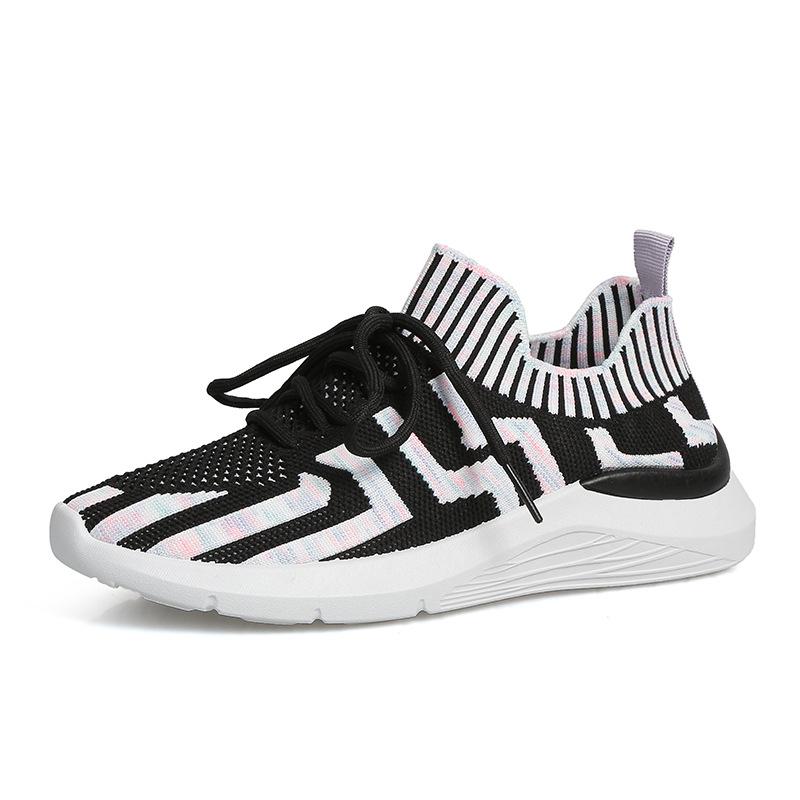 

Breathable fly-woven women s shoes 2025 summer new mesh sports shoes versatile casual student running shoes ins Korean version 40