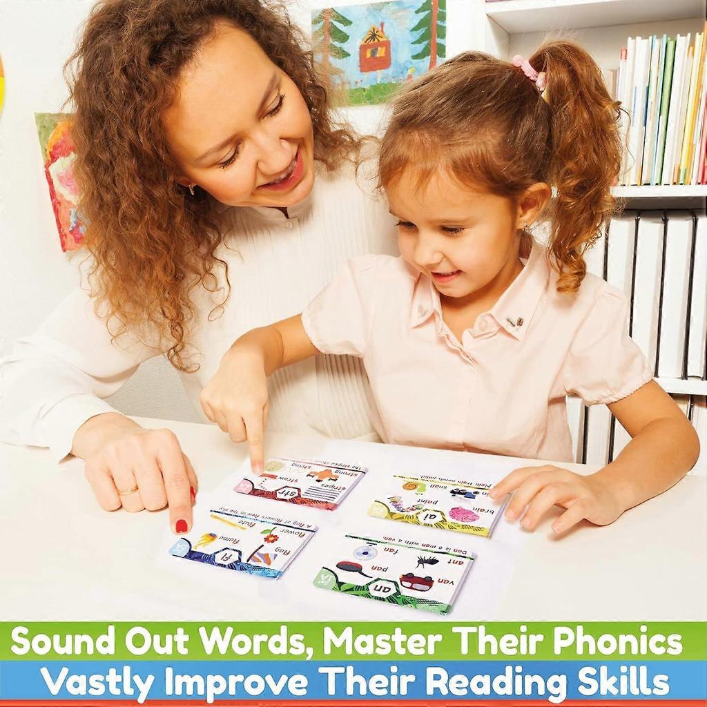 Flashcard Fonetiche - Impara a Leggere in 20 Fasi Fonetiche - Educazione per Bambini dai 4 agli 8 Anni Scuola dell'Infanzia 1ª 2ª Elementare