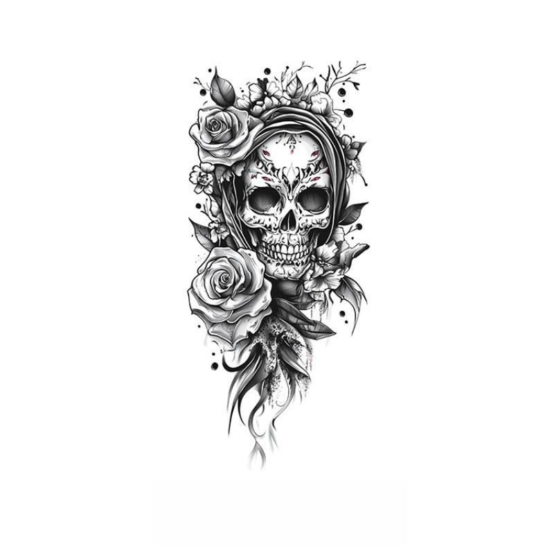 

Disposable Waterproof Tattoo Sticker, Large Image Simulation, Forearm Flower Arm Temporary Tattoo Sticker