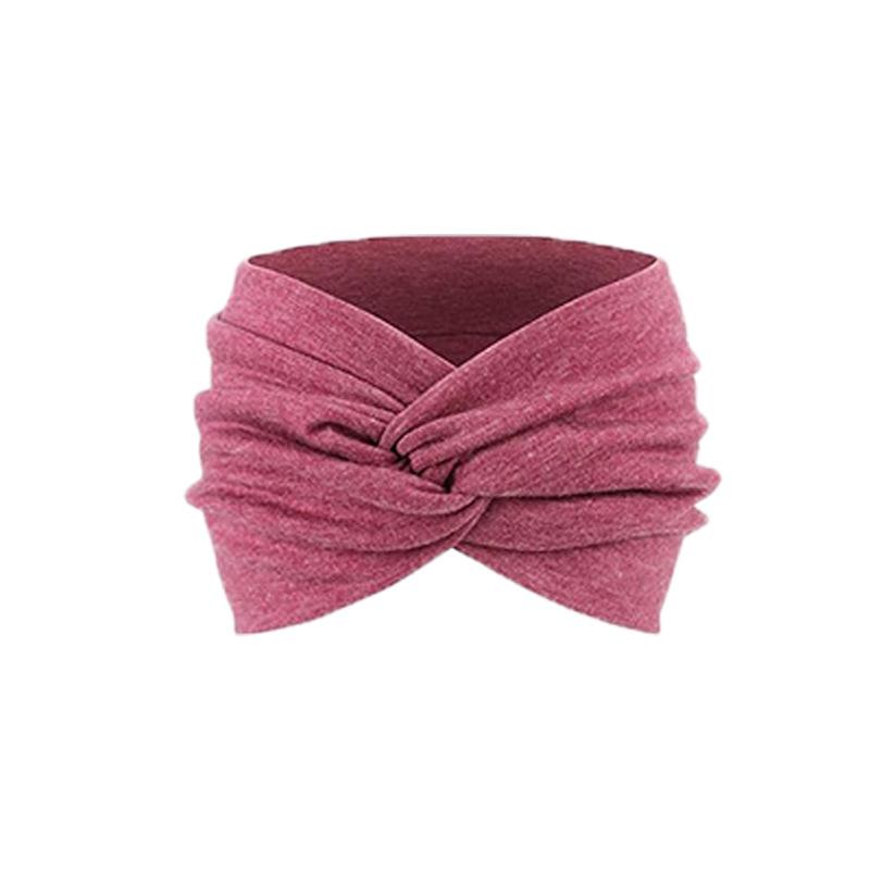 Printed Headband Sports Running Bohemian Face Wash Makeup Hair Cross Wide-brimmed Headband for Women