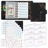 Custom A7 Holographic Budget Binder Planner Cash Stuffing Binder with Envelopes Day Planner Cover Binder Notebook