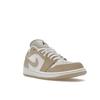Sneakers da Uomo Air Jordan 1 Low SE Vela Rattan Bianco Crema Nero FB7168-121