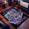 Custom Personalization Jeff the Land Shark Print Area Rug - Soft, Washable Non-Slip Indoor Mat,Living Room,Home&Office Decorative Rug