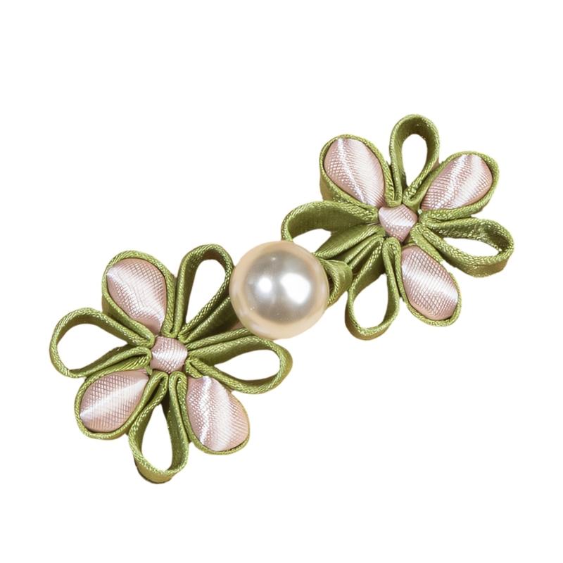 Satins Fabric Butterfly Knot Button Ideal For Wedding Dress And Clothing Embellishment