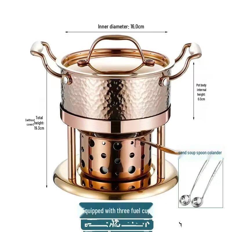 Wutuo Rose Gold Mini Hot Pot