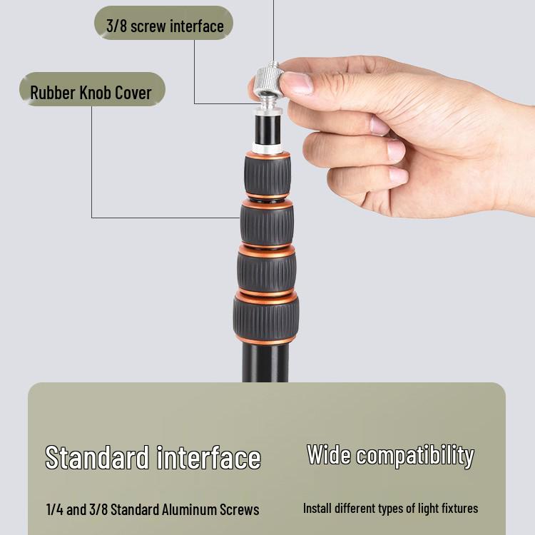 SL255 Carbon Fiber Reverse-Folding Portable Photography Light Stand