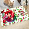 1Pc Strawberry Shortcake Fantasy Carpet Rug Customizable Soft Washable Antislip Home Living Room Sofa Mats Personalized Rug 0917256
