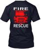 Fire Rescue T Shirt Made In the USA Size S To 5XL