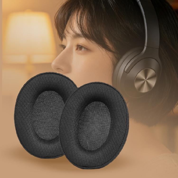2Pcs Breathable Fabric Ear Pad for NC25 NC35 Headphones Ear Cushions Lightweight and Improved Bass Response Earpads