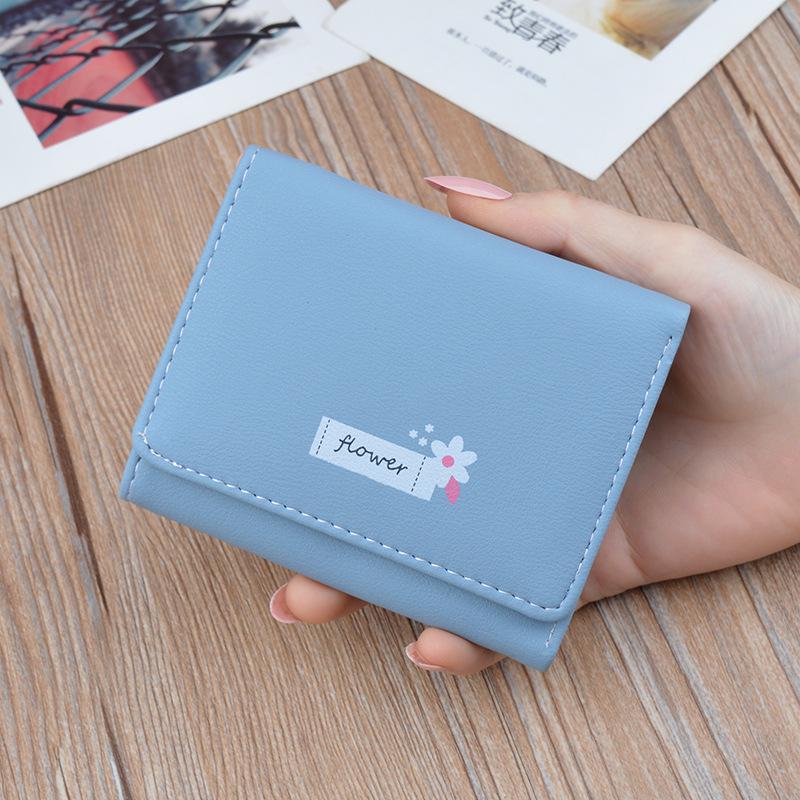 Portofel subțire și scurt pentru femei - la modă, simplu, cu capacitate mare, design pliabil moale