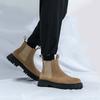 Mode Handgefertigt Luxus Herren Stiefeletten Herbst Winter Kuhveloursleder Schuhe Outdoor Arbeit Werkzeugstiefel Männlich Allround Chelsea Boots