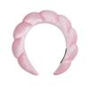 Vintage Velvet Cloud Hair Hoop for Women Girls Sponge Headband Wash Face Wristband Set Spa Bathroom Accessories