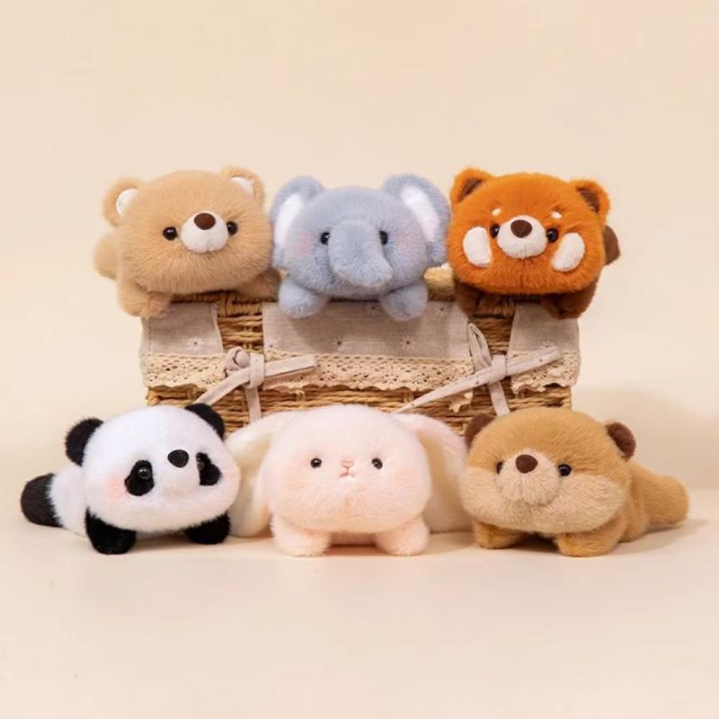 1 Piece Stuffed Animal Kids Toy Table Doll Mouse Wrist Support Fluffy Rabbit Panda Otter Plush Wrist Rest Pad