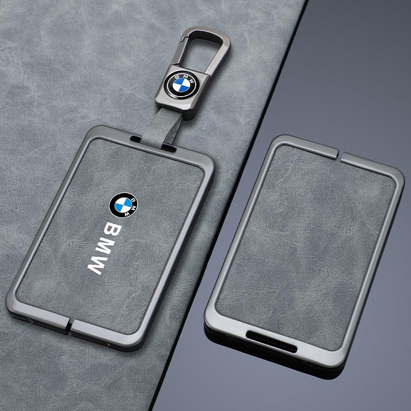 Zinc Alloy Car NFC Card Key Case Cover Shell Smart Keyless For BMW M 3 5 7 Series X1 X3 X5 X6 X7 535le Auto Keychain Accessories