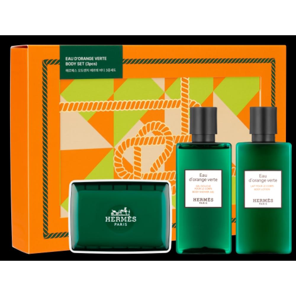 Hermes Набор из 3 предметов Odorenge Verte [Волосы/Тело] + Бесплатная сумка для покупок NONE