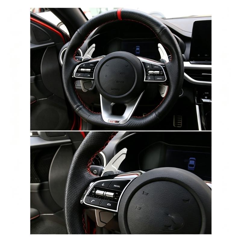 Direct Fit Steering Wheel Button 96720M6120, Black ABS Interior Button Part for 2019-2023 Vehicle Upkeep Repair Use