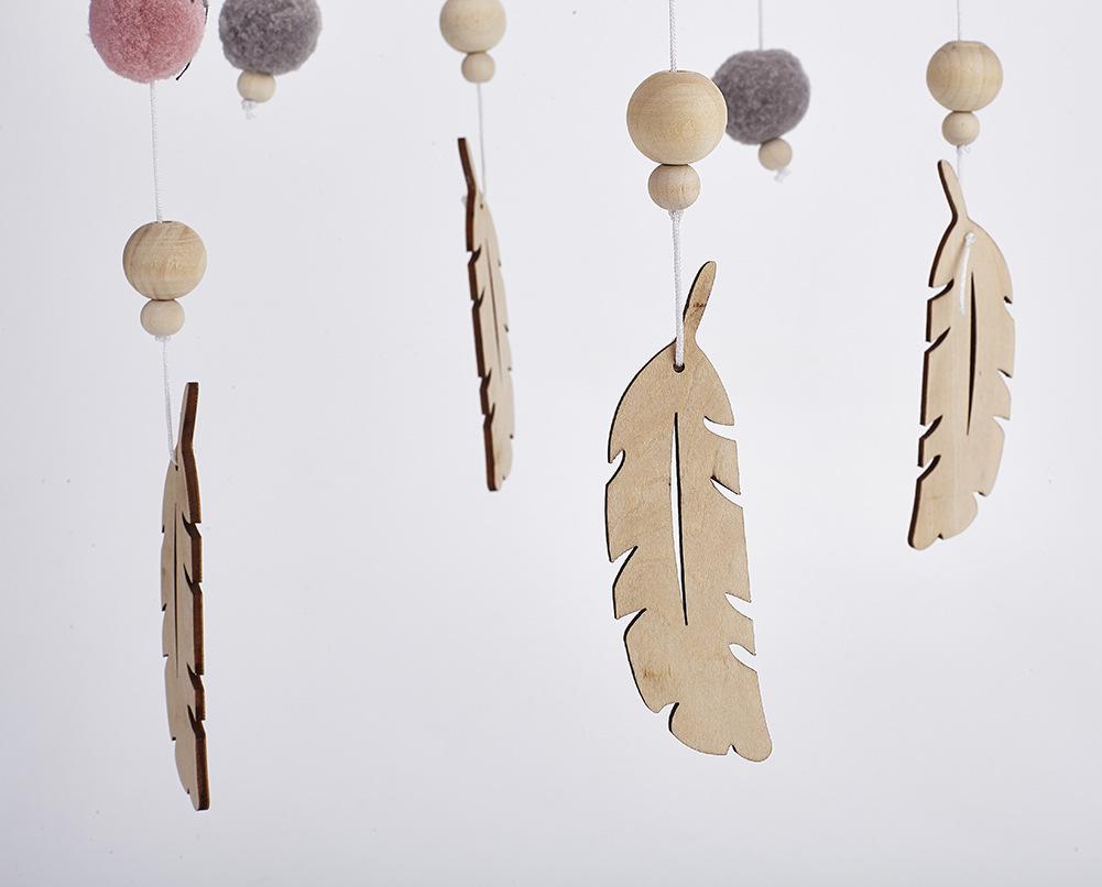 Nordic Tassel Wind Chime: Bedside Bell & Children's Room Decor – Perfect for Living Room, Shop Display, and Photography Props E18.