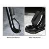 Motorcycle Side Stand Extension Pad Aluminum Alloy Anti Slip High Strength Kickstand Plate Enlarger for XMAX300 XMAX125 XMAX250 XMAX400 Black