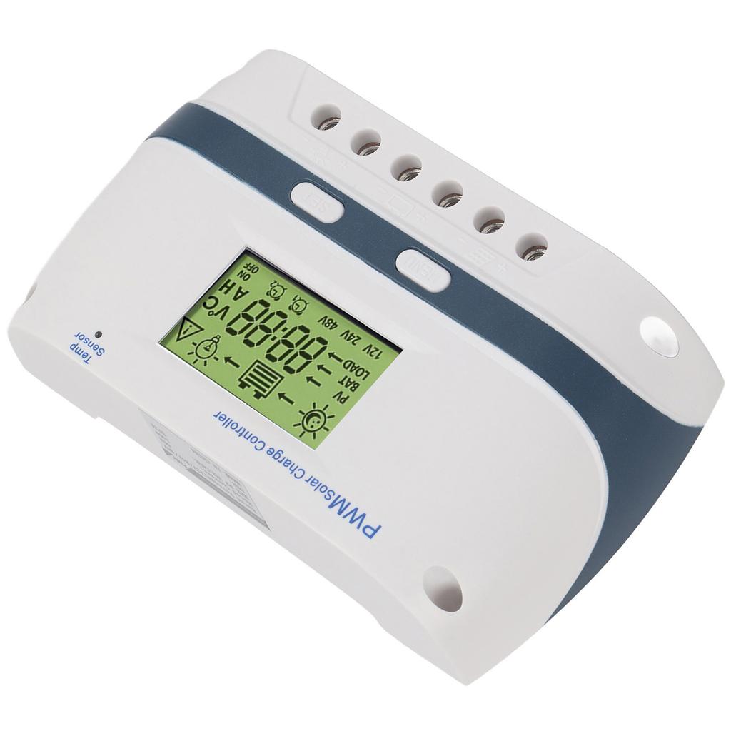 PWM Solarladeregler 60A 12V 24V 48V IP32 Wasserdicht Parameter Einstellbar Temperaturkompensation LCD-Anzeige