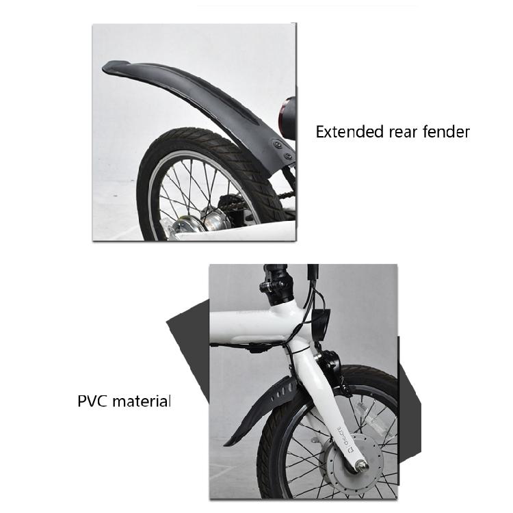 Tire Splash- Mudguard Front Rear for Fender for  cycle E-Bicycle Kickstand