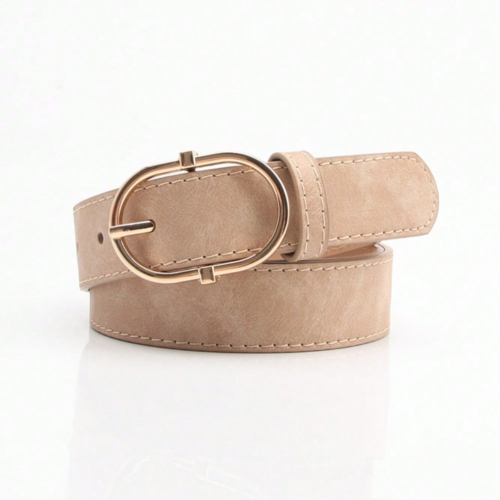 Women's Belt Pin Buckle Soft and Comfortable Jeans Belt Girls Clothing Belt