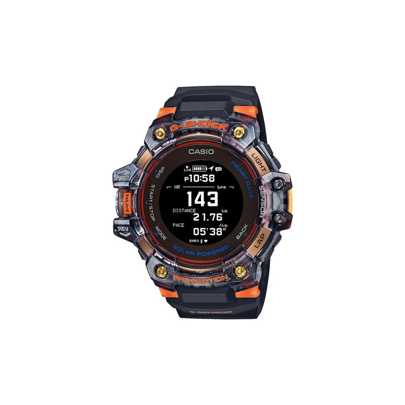 Casio G-SHOCK series positioning heart rate air pressure temperature measurement indicator shockproof waterproof sports smart quartz GBD-H1000-1A4PRD
