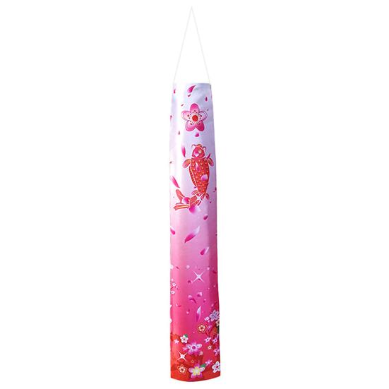 Hanging Ornament Good Delicate Texture Fabric Hanging Decoration Fish Windsock Banners Hanging Flag Streamer Windsock Flag for Restaurant