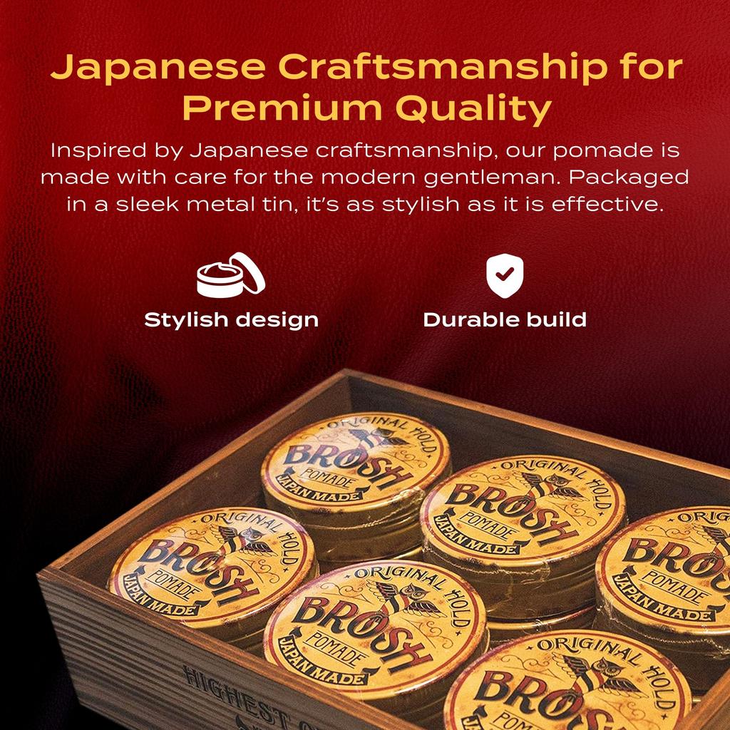 BROSH POMADE 115g Shiny Medium Hold