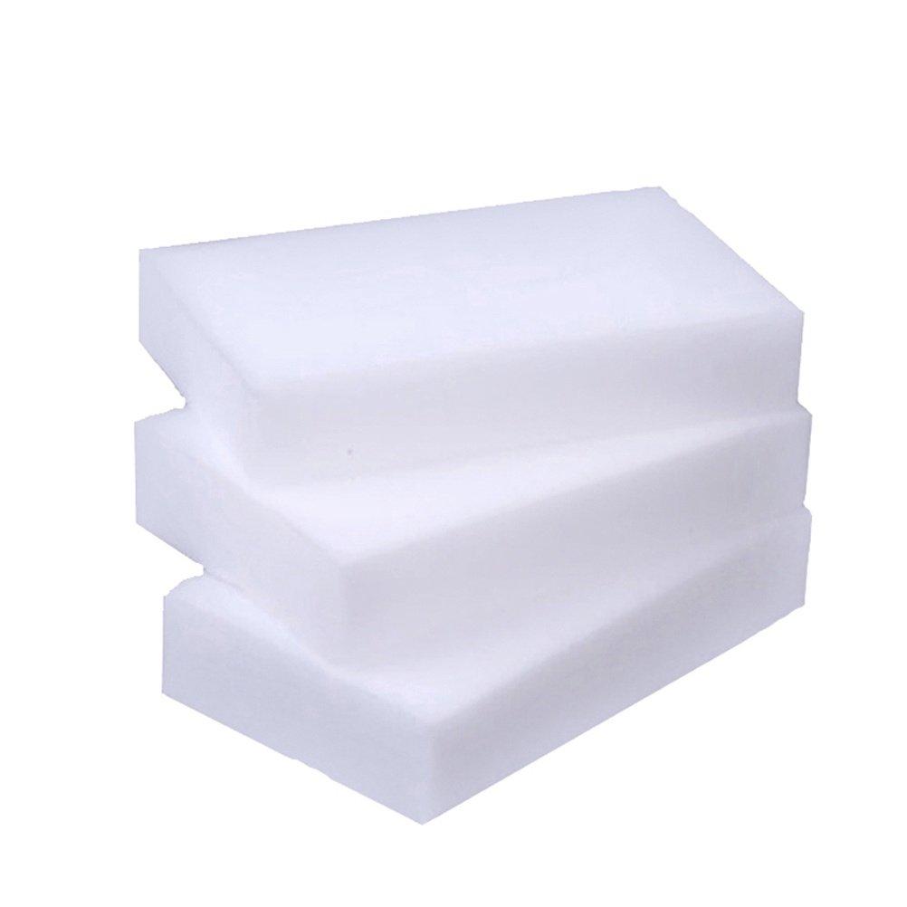 50Pcs White Nano Cleaning Sponge 10x6x2cm Premium Dense Sponge Eraser for Dishes Kitchen Surfaces Cars Windows Furniture